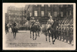 AK Warschau, Prinz Leopold Von Bayern Während Der Deutschen Besetzung 1915  - Koninklijke Families