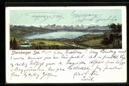 AK Starnberg, Panorama Mit Dem Starnberger See  - Starnberg