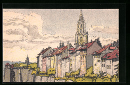 Künstler-AK Bern, Schweizer-Landesausttelung 1914, Panorama  - Exhibitions