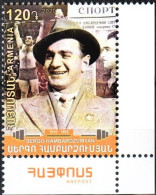 Armenia 2020 110th Anniversary Of Sergo Hambardzumyan (1910-1983).Weightlifter. 1v Quality:100% - Armenien