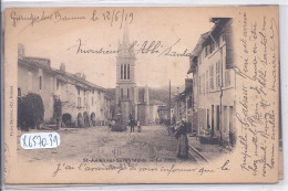 SAINT-JULIEN-SUR-SURAN- LE CENTRE DU VILLAGE- CARTE PIONNIERE - Autres & Non Classés