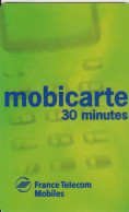 TC23 - MOBI PU2A - 30 MINUTES VERTE, Cote 35 €, Pour 3 € - Nachladekarten (Refill)