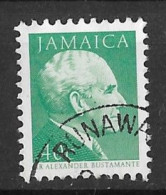 JAMAIQUE SIR ALEXANDER BUSTAMANTE 1ER MINISTRE JAMAICAIN, TIMBRE DE 1987 EN OBLITERATION RONDE, VOIRL LE SCANNER - Jamaique (1962-...)