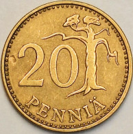 Finland - 20 Pennia 1974 S, KM# 47 (#3931) - Finland