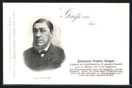 AK Porträt Präsident Johannes Paulus Krüger, Burenkrieg  - Otras Guerras