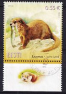 2015. Estonia. Eurasian Otter (Lutra Lutra). Used. Mi. Nr. 836 - Estland