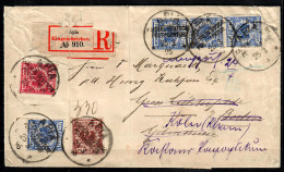 Samoa: R-Zettel APIA Kaiserliche Deutsche Post Agentur 1896 Nach Berlin/Köln - Samoa