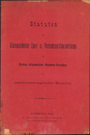 Statuten Der Karansebeser Spar-u. Vorschuss-Consortions Des Ersten Allgemeinen Beamten-Vereines Der österreichisch C1101 - Alte Bücher