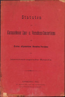 Statuten Der Karansebeser Spar-u. Vorschuss-Consortions Des Ersten Allgemeinen Beamten-Vereines Der österreichisch C1101 - Old Books