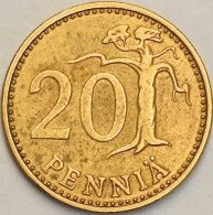 Finland - 20 Pennia 1976 K, KM# 47 (#3933) - Finnland