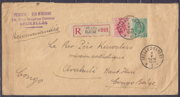 Env. "Procure Des Missions" En Recommandé Affr. N°209+282 Càd IXELLES-ELSENE /7 V 1931 Pour AVAKUBI Haut-Ituri Congo Bel - 1922-1927 Houyoux