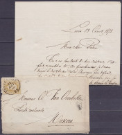 LAC De Locre Affr. N°32 Càd POPERINGHE /14 AOUT 1875 Pour Poste Restante à MOSCOU Russie (au Dos: Càd Ambulant "EST 1",  - 1869-1883 Léopold II