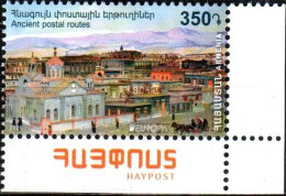 Armenia 2020 "Europe 2020 "Ancient Postal Routes" (Old City Gyumri) 1v Quality:100% - Armenië