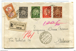 Anno Santo Serie Completa Su Busta Racc. Per Milano - Unused Stamps