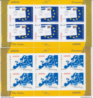 2008 EUROPA CEPT Romania 2 Minifogli , La Lettera , MNH** - Other & Unclassified