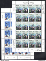 1997 EUROPA CEPT Faroer/Foroyar 2 Minifogli Di 20 Valori MNH** - Other & Unclassified