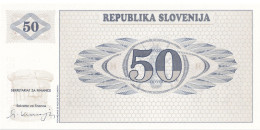 SLOVENIE - 50 Tolar 1990 UNC - Slovenië