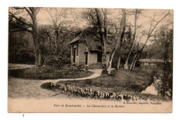 Cpa Parc De RAMBOUILLET La Chaumière Et La Rivière - Rambouillet
