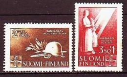 1943. Finland. National Aid. MNH. Mi. Nr. 275-76 - Neufs