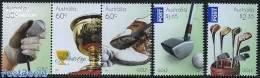 Australia 2011 Golf Sport 5v (2v+[::]), Mint NH, Sport - Golf - Sport (other And Mixed) - Unused Stamps