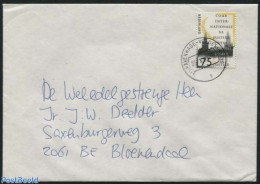 Netherlands 1989 Letter From Court Of Justice With 75c Stamp, Postal History, Various - Justice - Cartas & Documentos