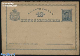 Portugese Guinea 1888 Postcard 10R, Unused Postal Stationary - Portuguese Guinea