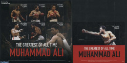 Guyana 2015 Muhammad Ali 2 S/s, Mint NH, Sport - Boxing - Boxing