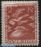 Sweden 1924 2Kr, Stamp Out Of Set, Mint NH - Ongebruikt