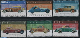 Cuba 2016 Classic Cars 6v, Mint NH, Transport - Automobiles - Unused Stamps