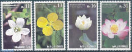 Mauritius 2016 Freshwater Flora 4v, Mint NH, Nature - Flowers & Plants - Maurice (1968-...)