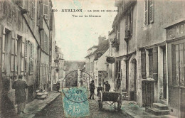 FRANCE - Avallon - La Rue Du Bel Air - Vue Sur Les Chaumes - Vue Sur Une Rue - Des Personnes - Carte Postale Ancienne - Avallon