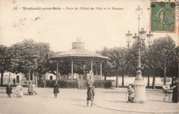 FRANCE - Montreuil Sous Bois - Place De L'hôtel De Ville Et Le Kiosque - Carte Postale Ancienne - Montreuil