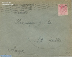 Spain 1922 Envelope To St.Gall, Postal History - Storia Postale