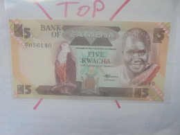 ZAMBIE 5 KWACHA 1980-88 Neuf (B.33) - Zambia