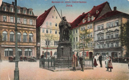 ALLEMAGNE - Jena - Marktplatz Mit Johann Friedrich Dnekmal - Animé - Colorisé - Carte Postale Ancienne - Jena