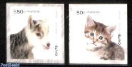 Iceland 2017 Young Animals 2v S-a, Mint NH, Nature - Animals (others & Mixed) - Cats - Cattle - Nuovi