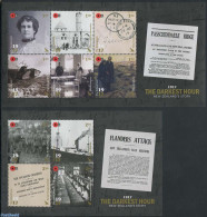 New Zealand 2017 The Darkest Hour 2 S/s, Mint NH, History - Religion - Transport - Churches, Temples, Mosques, Synagog.. - Nuevos