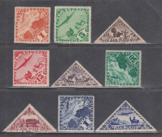 Tannu-Tuva 1934 - Aircraft Stamps: Landscapes And Animals, Mi-Nr. 49/57I, MNH** - Tuva