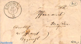 Switzerland 1867 Little Envelope From Eggiwil, Postal History - Cartas & Documentos