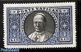 Vatican 1933 1.25L, Stamp Out Of Set, Unused (hinged), Religion - Pope - Ungebraucht