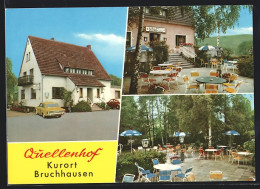 AK Bruchhausen / Höxter, Restaurant-Pension Quellenhof Mit Terrasse  - Höxter