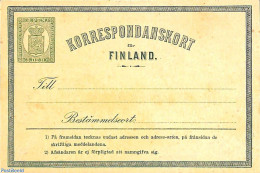 Finland 1871 Postcard 8p, Unused Postal Stationary - Briefe U. Dokumente