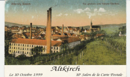 ALTKIRCH VUE GENERALE AVEC TUILERIE GILARDONI 10 OCTOBRE 1999 10e SALON DE LA CARTE POSTALE TBE - Altkirch