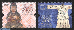 Portugal 2018 Oriental Museum 2v, Mint NH, Various - Textiles - Art - Museums - Unused Stamps