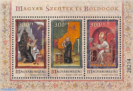 Hungary 2018 Holy People 3v M/s, Mint NH, Religion - Religion - Nuovi