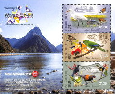 New Zealand 2018 Stamp Show Bangkok 3v M/s, Mint NH, Nature - Birds - Philately - Nuovi