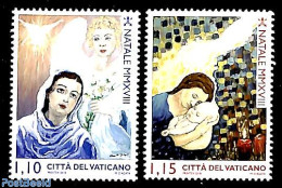 Vatican 2018 Christmas 2v, Mint NH, Religion - Christmas - Unused Stamps