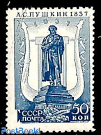 Russia, Soviet Union 1937 50K, Perf. 11:12.5, Stamp Out Of Set, Unused (hinged), Art - Authors - Unused Stamps