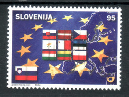 1172/ Slovenia 2004 Mi.No. 469 ** MNH Flag Latvia Cyprus Czech Estonia Hungary Malta Poland Slovakia Lithuania Latvia - Sellos