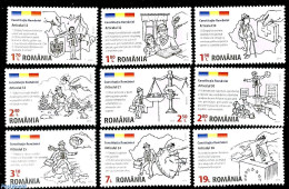 Romania 2019 Constitution 9v, Mint NH, Various - Justice - Maps - Nuovi